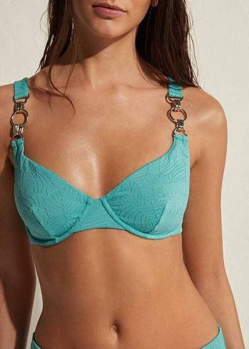 Calzedonia Balconette Marsiglia Bikinitoppar Dam Turkos | SE2510BC