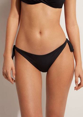 Calzedonia Bow Brazilian Bikiniunderdel Dam Svarta | SE2894WY