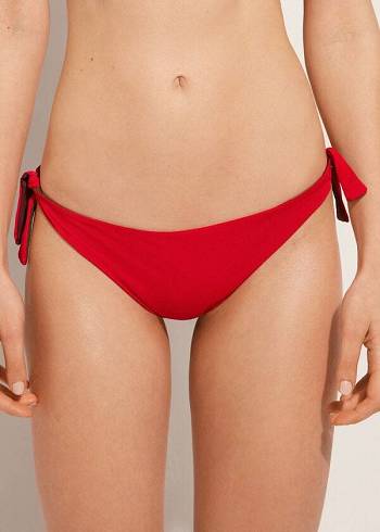 Calzedonia Bow Brazilian Indonesia Eco Bikiniunderdel Dam Röda | SE2888IS