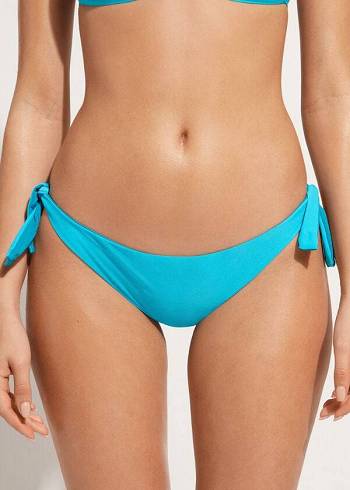 Calzedonia Bow Brazilian Indonesia Eco Bikiniunderdel Dam Turkos | SE2889UT