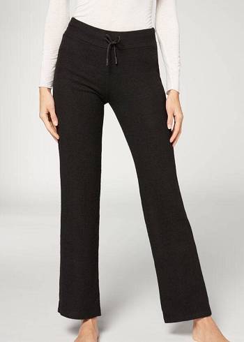 Calzedonia Cashmere Hetero Leggings Dam Svarta | SE1563YU