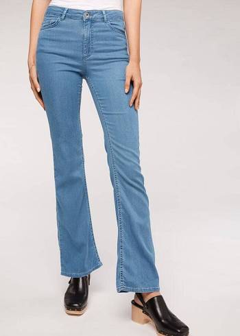 Calzedonia Eco Light Flared Denim Jeans Dam Blå | SE1615YU