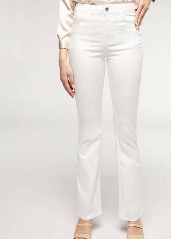 Calzedonia Eco Light Flared Denim Jeans Dam Vita | SE1617IS