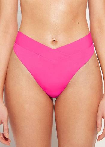 Calzedonia High-Midja V-Cut Brazilian Indonesia Bikiniunderdel Dam Rosa | SE2728MA