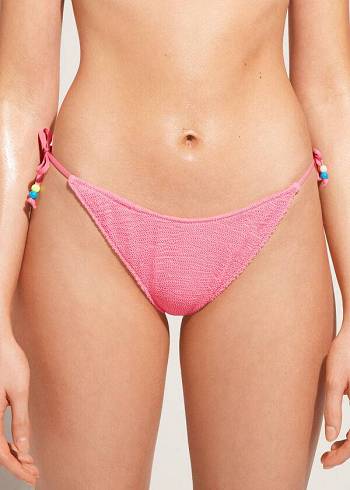 Calzedonia High V-Cut Brazilian San Diego Bikiniunderdel Dam Rosa | SE2777RW