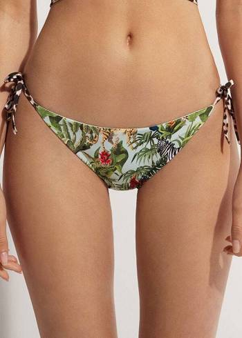 Calzedonia String Nairobi Eco Bikiniunderdel Dam Gröna | SE2580YU