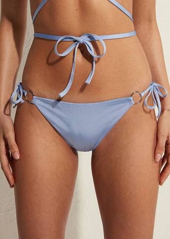 Calzedonia String Tie Abu Dhabi Bikiniunderdel Dam Blå | SE2572FM