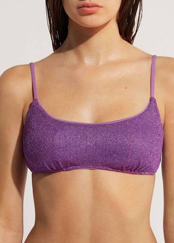 Calzedonia Tank-style Las Vegas Bikinitoppar Dam Lila | SE2180NB