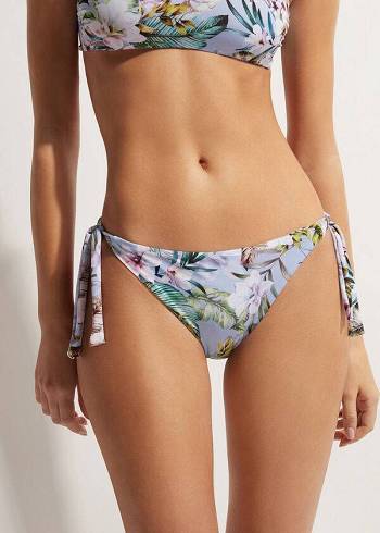 Calzedonia Tied Atene Bikiniunderdel Dam Blå | SE2549AP