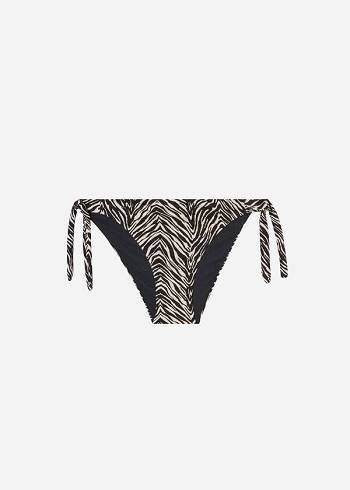 Calzedonia Tied Zebra Nairobi Bikiniunderdel Dam Svarta | SE2535NB