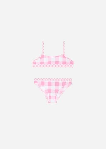 Calzedonia Two Piece Lione Baddräkter Barn Rosa | SE1132JJ