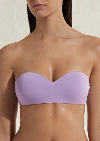 Calzedonia Vadderad Bandeau Indonesia Eco Bikinitoppar Dam Lila | SE2395OR