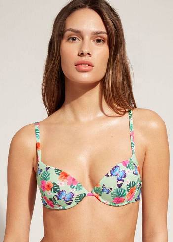 Calzedonia Vadderad Push-Up Malibu Bikinitoppar Dam Olika Färger | SE2329VD