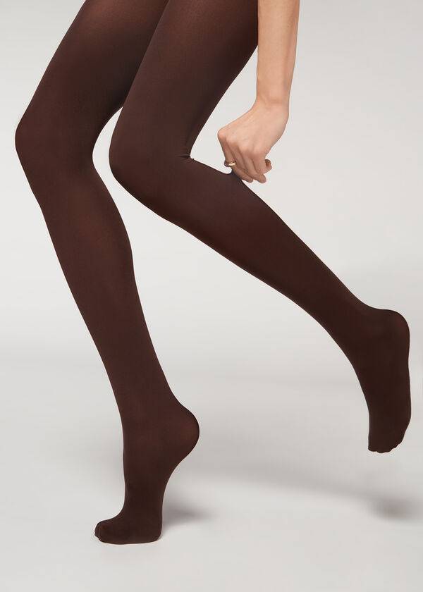 Calzedonia 50 Denier Totally Invisible Opaque Strumpbyxor Dam Kaffe | SE3150RW