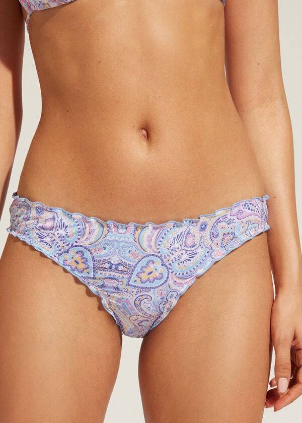 Calzedonia Amalfi Bikiniunderdel Dam Blå | SE2902ZG