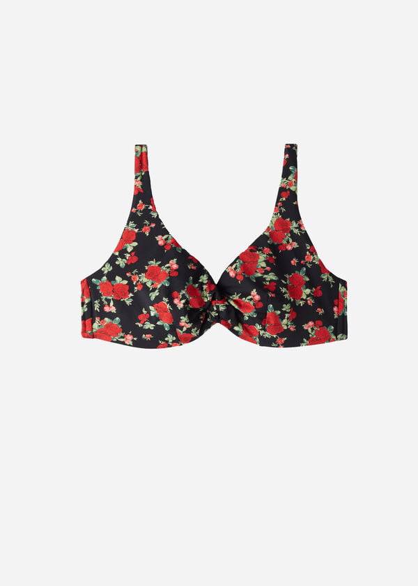 Calzedonia Balconette Rose Animal Print Nizza Bikinitoppar Dam Rosa | SE2509NB