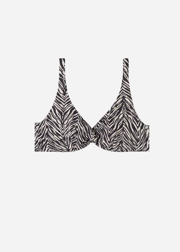 Calzedonia Balconette Zebra Nairobi Bikinitoppar Dam Svarta | SE2508MA