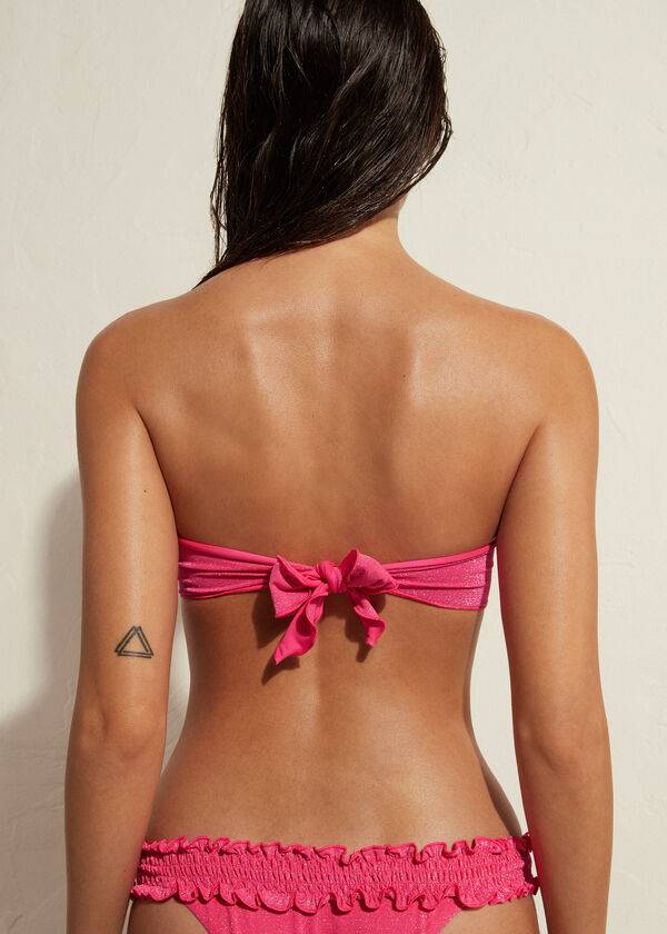 Calzedonia Bandeau Formentera Bikinitoppar Dam Rosa | SE2501UT