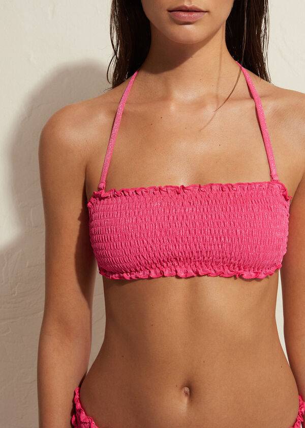 Calzedonia Bandeau Formentera Bikinitoppar Dam Rosa | SE2501UT