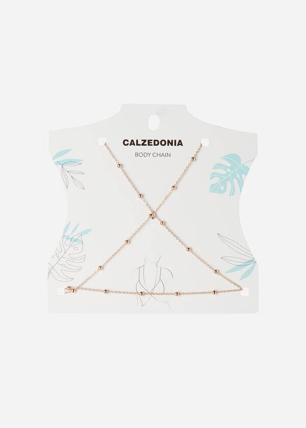 Calzedonia Body Chain Necklace Tillbehör Dam Guld | SE2918TV