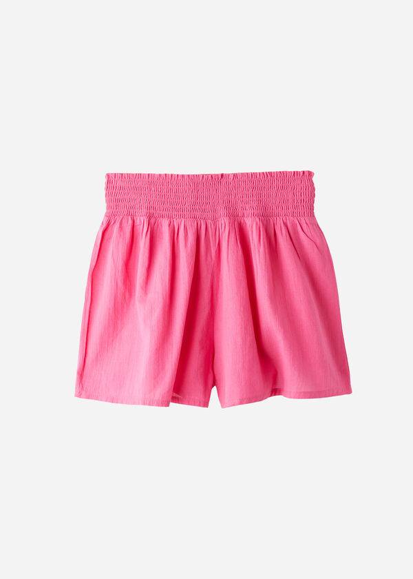 Calzedonia Bomull Shorts Cover Ups Dam Rosa | SE2068JJ