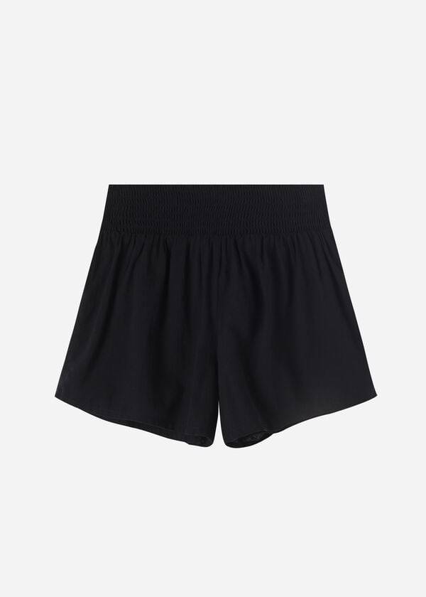 Calzedonia Bomull Shorts Cover Ups Dam Svarta | SE2066GL