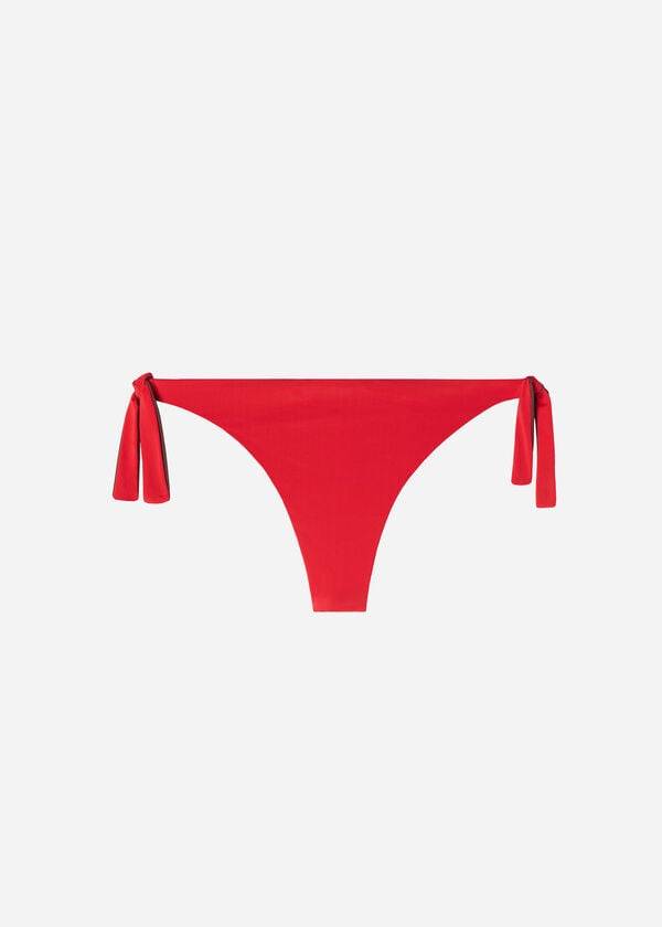 Calzedonia Bow Brazilian Indonesia Eco Bikiniunderdel Dam Röda | SE2888IS