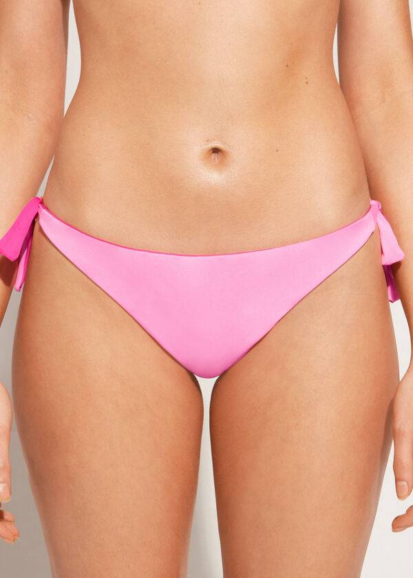 Calzedonia Bow Brazilian Indonesia Eco Bikiniunderdel Dam Rosa | SE2890YU