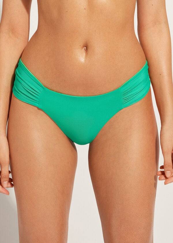 Calzedonia Brazilian Indonesia Eco Bikiniunderdel Dam Gröna | SE2879JJ