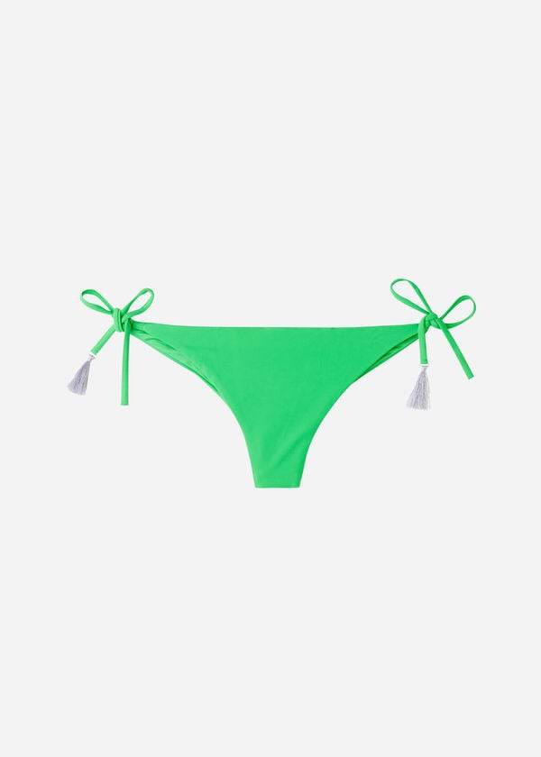 Calzedonia Brazilian String Capri Bikiniunderdel Dam Gröna | SE2863UT