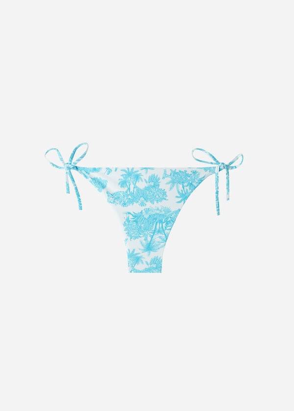 Calzedonia Brazilian String Sorrento Bikiniunderdel Dam Blå | SE2852MA