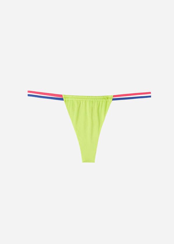 Calzedonia Brazilian String Tokyo Eco Bikiniunderdel Dam Gröna | SE2845UT