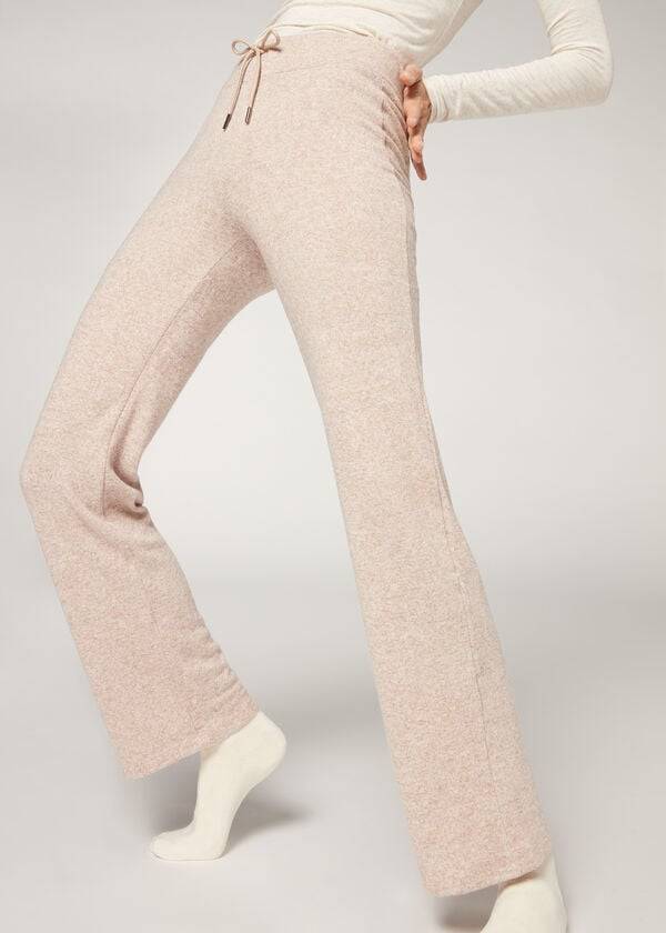 Calzedonia Cashmere Hetero Leggings Dam Beige | SE1564UT