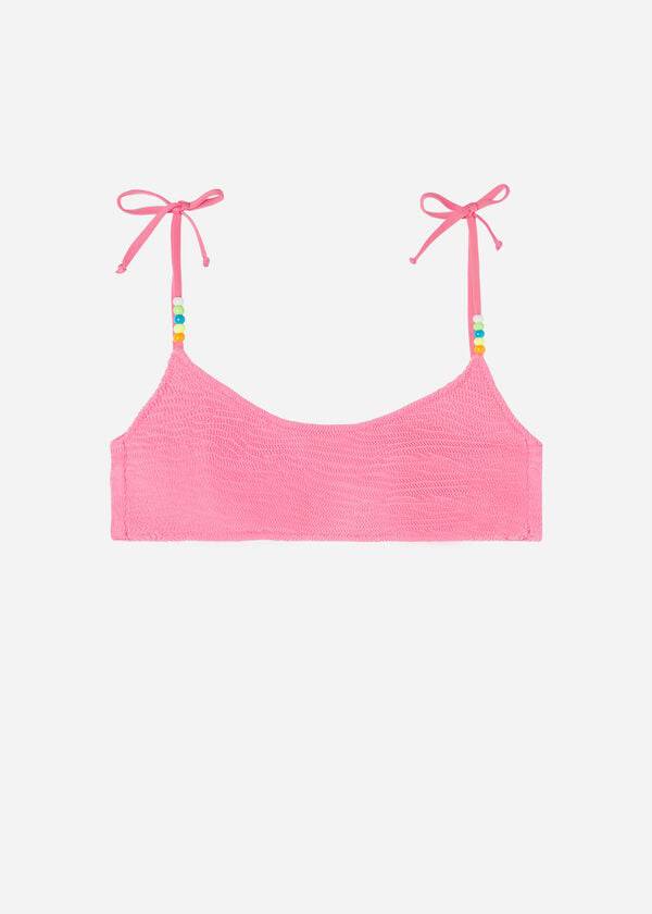 Calzedonia Crinkled Tank-Trend San Diego Bikinitoppar Dam Rosa | SE2488ZG