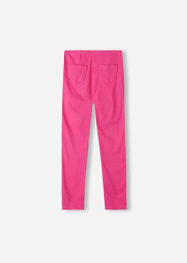 Calzedonia Denim jeggings Leggings Barn Rosa | SE1059CE