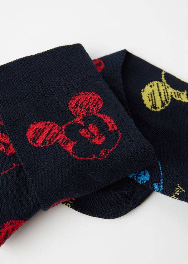 Calzedonia Disney Crew Strumpor Herr Blå | SE1326EX