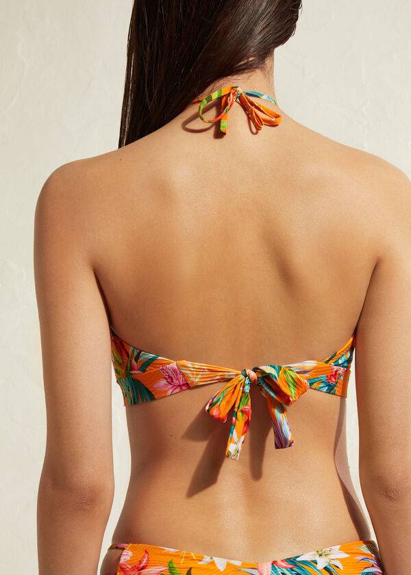 Calzedonia Drawstring Bandeau Rio Eco Bikinitoppar Dam Orange | SE2478RW