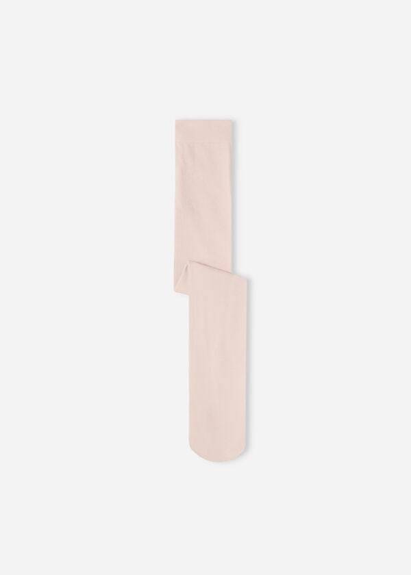 Calzedonia Eco Bomull Strumpbyxor Barn Rosa | SE1222EX