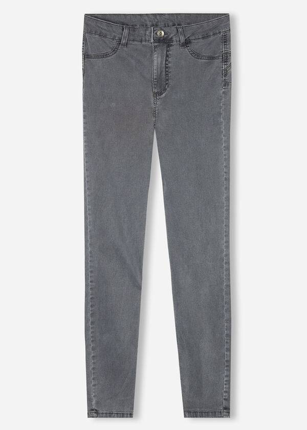 Calzedonia Eco Light Push Up Denim Jeans Dam Silver | SE1613RW