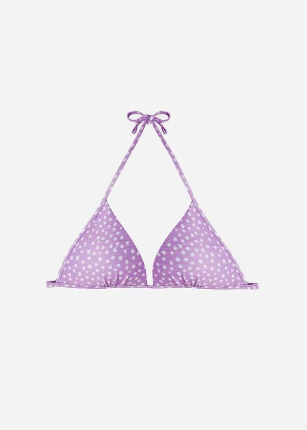 Calzedonia Fixed Triangle Cipro Bikinitoppar Dam Lila | SE2477TV