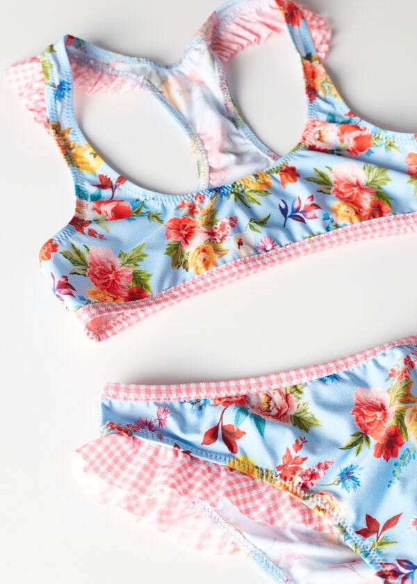 Calzedonia Floral Two-Piece Masha Baddräkter Barn Olika Färger | SE1152AP