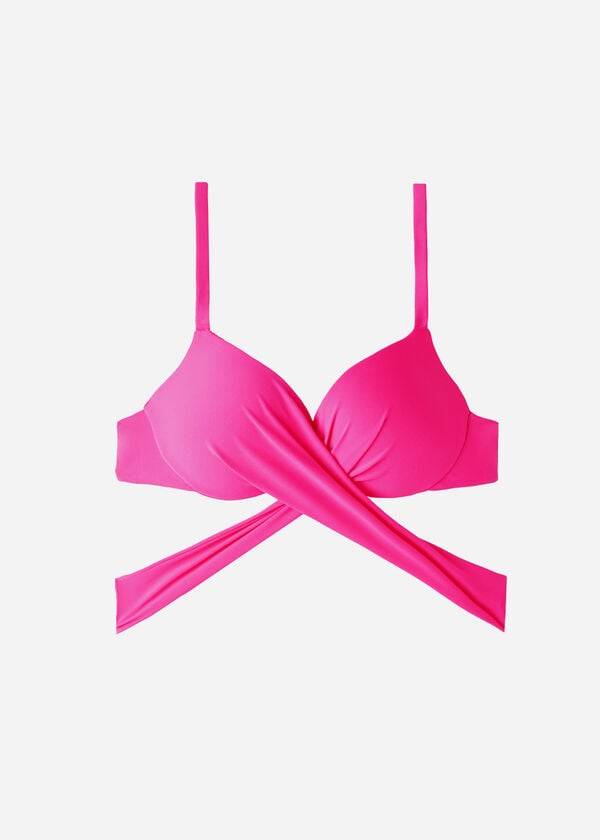 Calzedonia Graduated Vadderad Push Up Indonesia Bikinitoppar Dam Rosa | SE2469DN