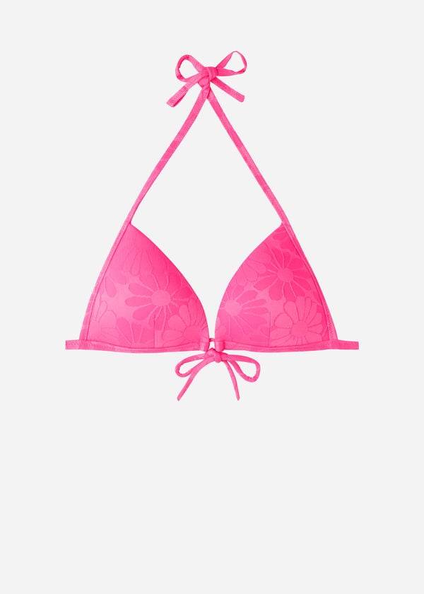 Calzedonia Graduated Vadderad Triangle Antibes Bikinitoppar Dam Rosa | SE2463LH