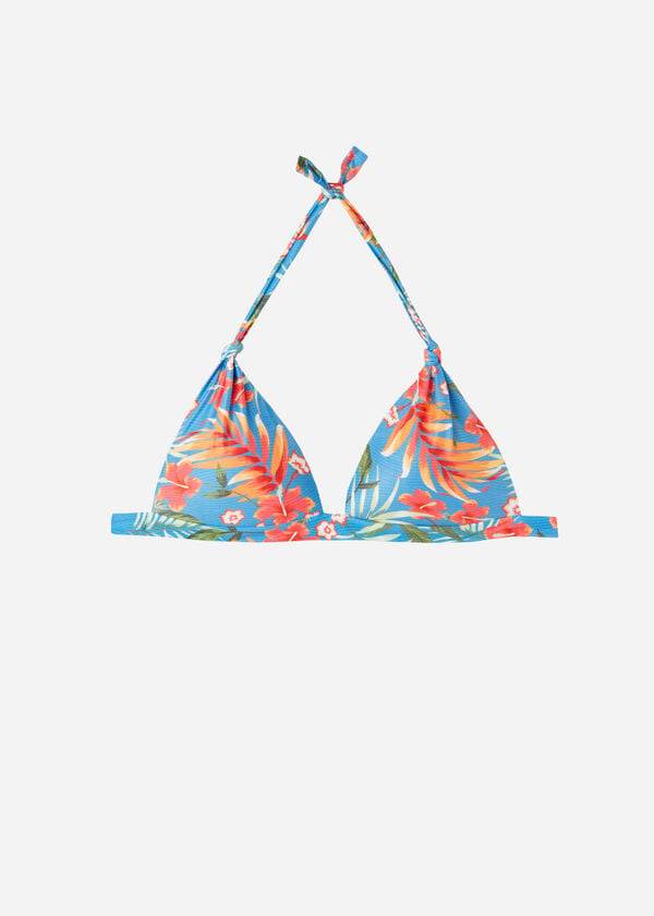 Calzedonia Graduated Vadderad Triangle Maui Bikinitoppar Dam Gröna | SE2447OR