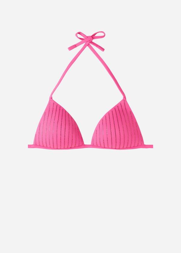 Calzedonia Graduated Vadderad Triangle Shanghai Bikinitoppar Dam Rosa | SE2444SO