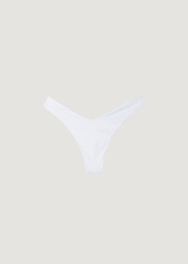 Calzedonia High Cut Brazilian Indonesia Eco Bikiniunderdel Dam Vita | SE2806LH