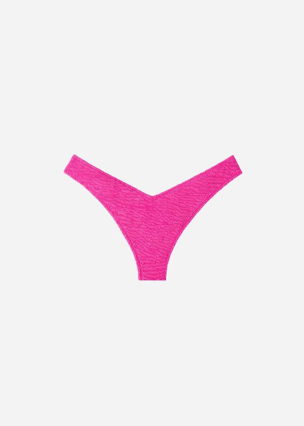 Calzedonia High Cut V-shaped Brazilian Miami Bikiniunderdel Dam Rosa | SE2792UT