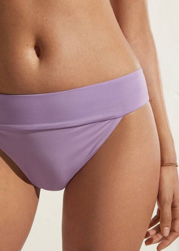 Calzedonia High Midja Brazilian Indonesia Eco Bikiniunderdel Dam Lila | SE2772OR