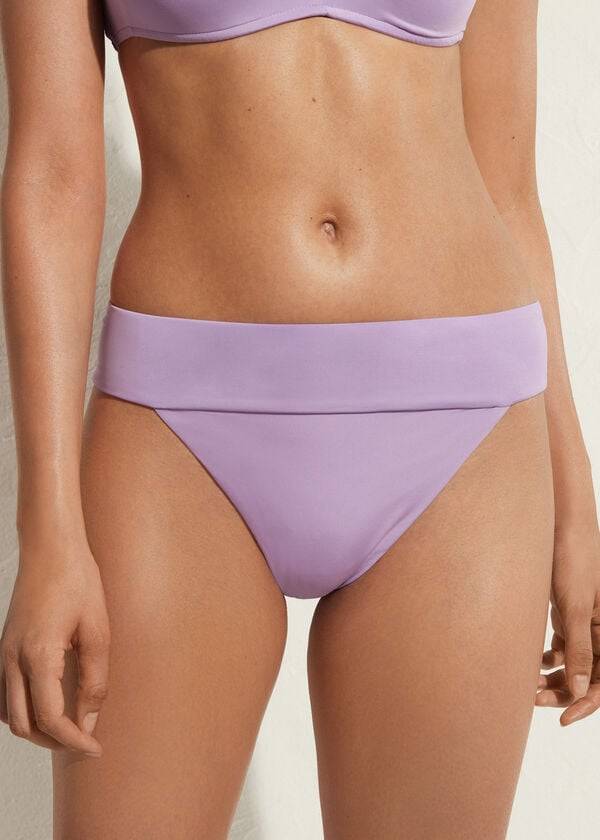 Calzedonia High Midja Brazilian Indonesia Eco Bikiniunderdel Dam Lila | SE2772OR