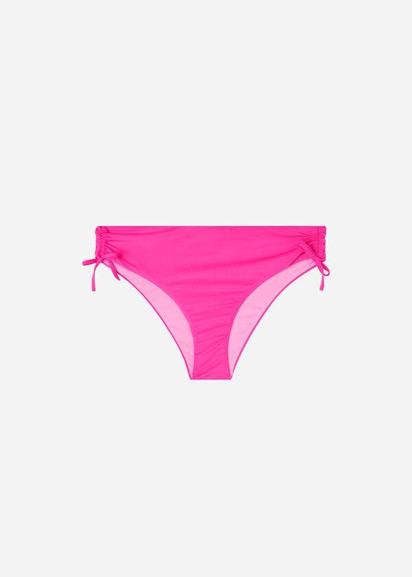 Calzedonia High-Midja Drawstring Indonesia Bikiniunderdel Dam Rosa | SE2734ZG